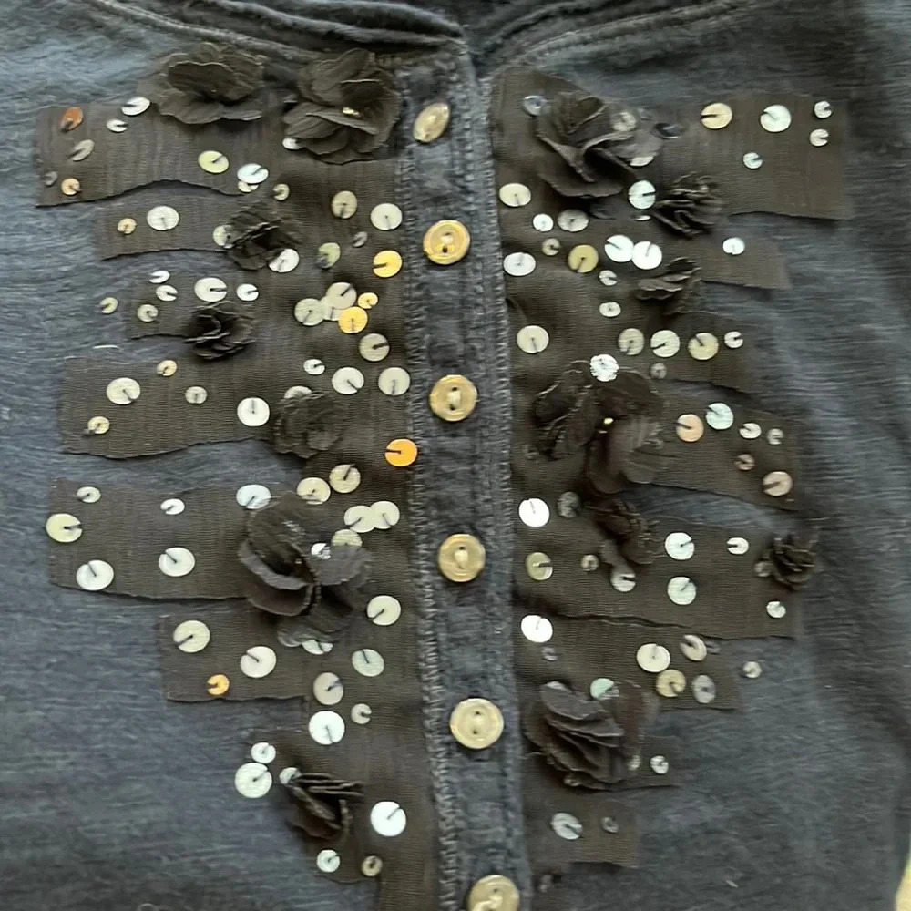 Abercrombie embellished long sleeve top - Picture 2 of 2